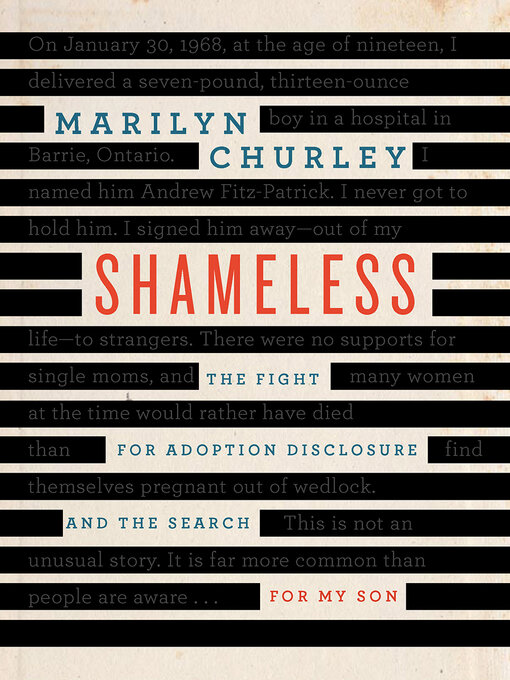 Title details for Shameless by Marilyn Churley - Available